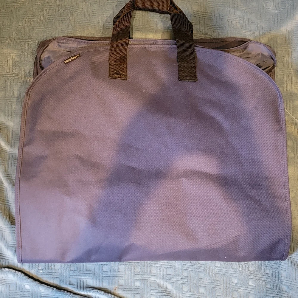 Wally Bags Blue Premium Garment Dress Bag Made In USA Lock 52
